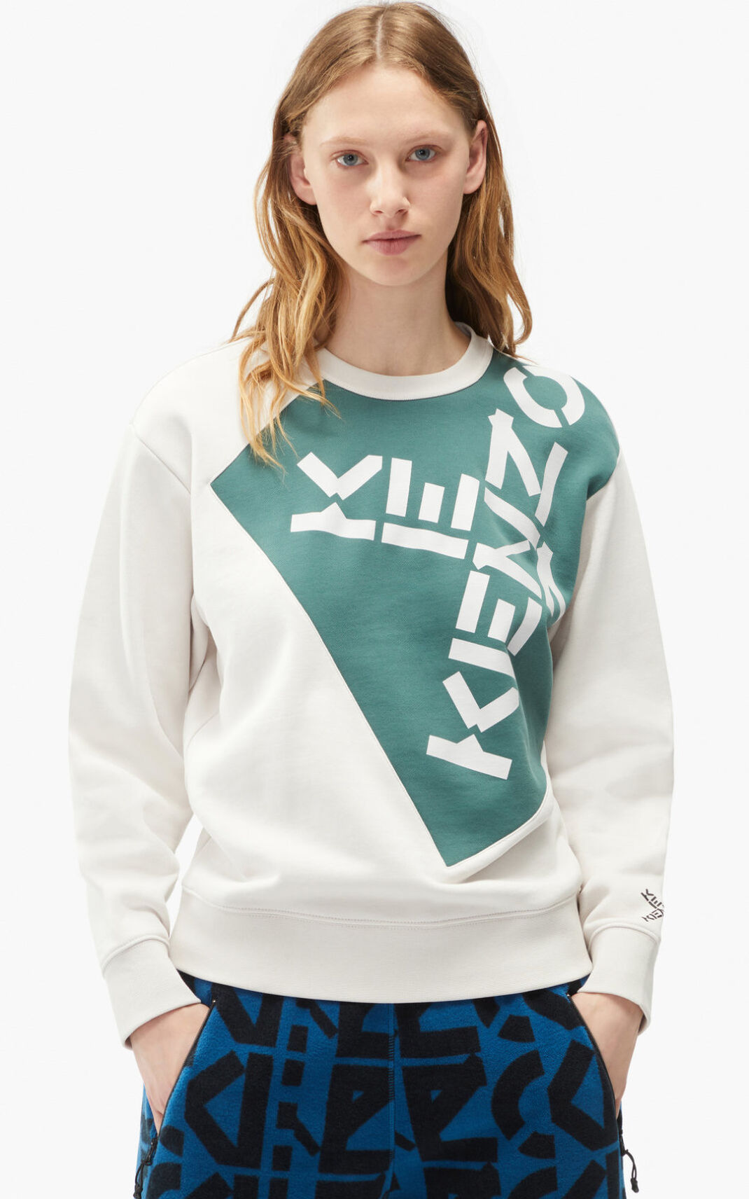 Kenzo Sport Big X Sweatshirt Bayan Gri | 7821-AWDHX